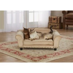 Enchanted Home Pet Dreamcatcher Sofa Cat & Dog Bed With Removable Cover, Caramel, Medium -Cozy Paws 180294 PT1. AC SS1800 V1563226099
