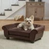 Enchanted Home Pet Cleo Sofa Cat & Dog Bed With Removable Cover, Small
