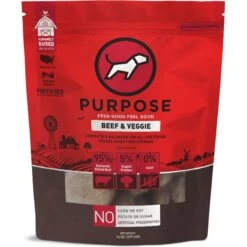 Purpose Beef & Veggie Grain-Free Freeze-Dried Dog Food
