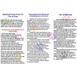 Purrdy Paws Soft Dog Nail Caps -Cozy Paws 182117 PT7. AC SS1800 V1564417026