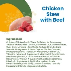 Almo Nature HQS Complete Chicken Stew With Beef Canned Dog Food -Cozy Paws 182877 PT3. AC SS1800 V1632850606