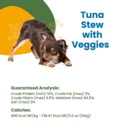 Almo Nature HQS Complete Tuna Stew Veggies Canned Dog Food -Cozy Paws 182881 PT4. AC SS1800 V1632848804