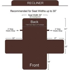 Bone Dry Reversible Recliner Cover 12 Bone Dry Reversible Recliner Cover -Cozy Paws 185396 PT4. AC SS1800 V1567174329