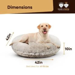 Bessie + Barnie Signature Short Shag Luxury Extra Plush Faux Fur Bagel Dog & Cat Bed 8 Bessie + Barnie Signature Short Shag Luxury Extra Plush Faux Fur Bagel Dog & Cat Bed -Cozy Paws 185529 PT2. AC SS1800 V1589291831