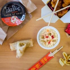 Tiki Dog Taste Of Asia Chicken & Snow Peas Stir Fry Recipe In Broth Gluten-Free Wet Dog Food, 3-oz Cup, Case Of 4 -Cozy Paws 186339 PT6. AC SS1800 V1576622941