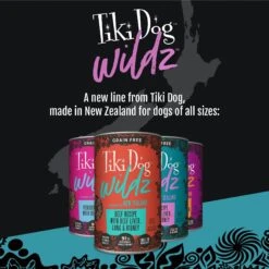Tiki Dog Wildz Duck Recipe With Chicken Liver Grain-Free Wet Dog Food, 13.2-oz Can, Case Of 12 -Cozy Paws 186383 PT4. AC SS1800 V1576678999