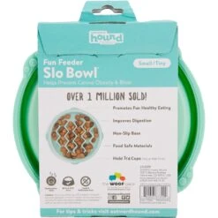 Outward Hound Non-Skid Plastic Slow Feeder Dog Bowl -Cozy Paws 190603 PT7. AC SS1800 V1631685971