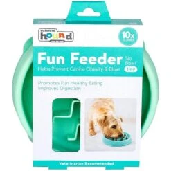 Outward Hound Non-Skid Plastic Slow Feeder Dog Bowl -Cozy Paws 190603 PT8. AC SS1800 V1595524571
