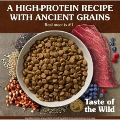 Taste Of The Wild Ancient Prairie With Ancient Grains Dry Dog Food -Cozy Paws 191337 PT3. AC SS1800 V1641607336