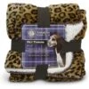 American Kennel Club AKC Animal Print Fleece Dog & Cat Blanket -Cozy Paws 191828 MAIN. AC SS1800 V1565795256