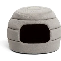 Best Friends By Sheri 2-in-1 Honeycomb Hut Covered/Bolster Cat & Dog Bed -Cozy Paws 193265 PT5. AC SS1800 V1579815203