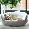 Best Friends By Sheri Throne Cuddler Bolster Cat & Dog Bed -Cozy Paws 193336 MAIN. AC SS1800 V1579815190