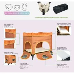 Petique Bedside Lounge Elevated Dog Bed -Cozy Paws 193996 PT2. AC SS1800 V1698154729