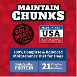 Maintain Chunks Meaty Flavor Dry Dog Food -Cozy Paws 196205 PT3. AC SS1800 V1612831605