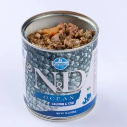Farmina Natural & Delicious Ocean Salmon & Cod Canned Dog Food -Cozy Paws 197032 PT1. AC SS1800 V1679514597