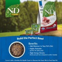 Farmina Natural & Delicious Puppy Prime Chicken & Pomegranate Canned Dog Food -Cozy Paws 197044 PT7. AC SS1800 V1679329647