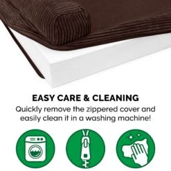 FurHaven Chaise Lounge Orthopedic Cat & Dog Bed With Removable Cover -Cozy Paws 198871 PT6. AC SS1800 V1585665779