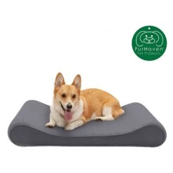 FurHaven Microvelvet Luxe Lounger Memory Foam Dog Bed With Removable Cover -Cozy Paws 198892 PT3. AC SS1800 V1627001794
