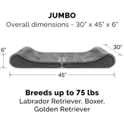 FurHaven Minky Plush Luxe Lounger Cooling Gel Dog Bed With Removable Cover -Cozy Paws 198983 PT4. AC SS1800 V1627611984