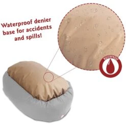 Majestic Pet Palette Heathered Bagel Bolster Dog Bed -Cozy Paws 201328 PT3. AC SS1800 V1568995953