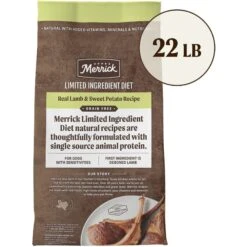 Merrick Limited Ingredient Diet Grain-Free Chicken-Free Real Lamb & Sweet Potato Recipe Dry Dog Food 12 Merrick Limited Ingredient Diet Grain-Free Chicken-Free Real Lamb & Sweet Potato Recipe Dry Dog Food -Cozy Paws 203098 PT2. AC SS1800 V1687788226
