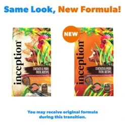 Inception Chicken & Pork Meal Recipe Dry Dog Food -Cozy Paws 205317 PT1. AC SS1800 V1642555988