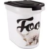 Paw Prints Bulldog Pet Food Storage Container, 26-lb -Cozy Paws 206532 main. AC SS1800 V1571924337