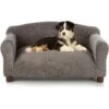 Club Nine Pets Traditional Chair Sofa Cat & Dog Bed, Charcoal -Cozy Paws 207269 MAIN. AC SS1800 V1603914156