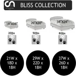 Club Nine Pets Modern Sofa Cat & Dog Bed, Black -Cozy Paws 207272 PT4. AC SS1800 V1603951644