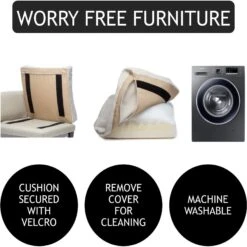 Club Nine Pets Modern Sofa Cat & Dog Bed, Black -Cozy Paws 207272 PT6. AC SS1800 V1603934216