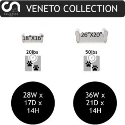 Club Nine Pets Traditional Settee Sofa Cat & Dog Bed, Brown -Cozy Paws 207275 PT4. AC SS1800 V1603927922