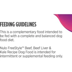 Nulo FreeStyle Beef, Beef Liver, & Kale In Broth Dog Food Topper -Cozy Paws 209727 PT6. AC SS1800 V1666733735