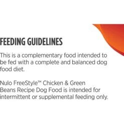 Nulo FreeStyle Chicken & Green Beans In Broth Dog Food Topper -Cozy Paws 209729 PT6. AC SS1800 V1666733305