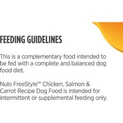 Nulo FreeStyle Chicken, Salmon, & Carrot In Broth Dog Food Topper -Cozy Paws 209737 PT6. AC SS1800 V1666733673