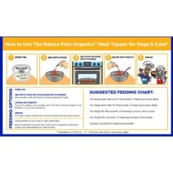 Natura Petz Organics Teeth, Gum & Oral Support Turkey Flavored Powder Dental Supplement For Dogs, 4-oz Tin -Cozy Paws 212531 PT3. AC SS1800 V1657656296