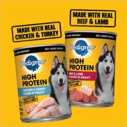 Pedigree High Protein Beef & Lamb Flavor In Gravy & Chicken & Turkey Flavor In Gravy Variety Pack Adult Canned Wet Dog Food -Cozy Paws 212628 PT3. AC SS1800 V1628546218