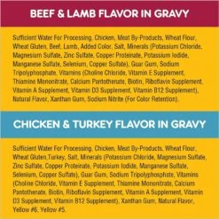Pedigree High Protein Beef & Lamb Flavor In Gravy & Chicken & Turkey Flavor In Gravy Variety Pack Adult Canned Wet Dog Food -Cozy Paws 212628 PT5. AC SS1800 V1628547711