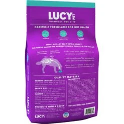 Lucy Pet Products Limited Ingredient Diet Chicken, Brown Rice & Pumpkin Formula Dry Dog Food -Cozy Paws 212701 PT1. AC SS1800 V1575927229