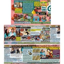 Gentle Giants Natural Non-GMO Dog & Puppy Beef & Bacon Dry Dog Food, 24-lb Bag -Cozy Paws 214551 PT7. AC SS1800 V1685726943