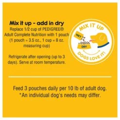 Pedigree Chopped Ground Dinner Variety Pack Adult Wet Dog Food -Cozy Paws 214649 pt7. AC SS1800 V1578581576