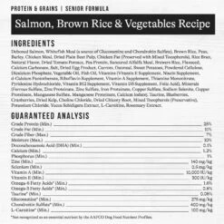 American Journey Protein & Grains Senior Salmon, Brown Rice & Vegetables Recipe Dry Dog Food, 28-lb Bag -Cozy Paws 214831 PT8. AC SS1800 V1680624892