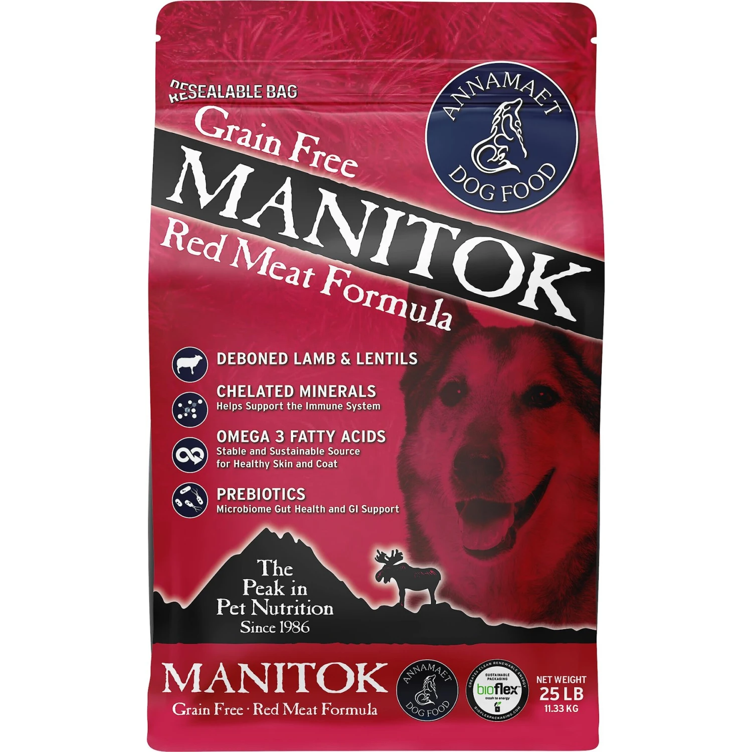 Annamaet Grain-Free Manitok Red Meat Formula Dry Dog Food 3 Annamaet Grain-Free Manitok Red Meat Formula Dry Dog Food