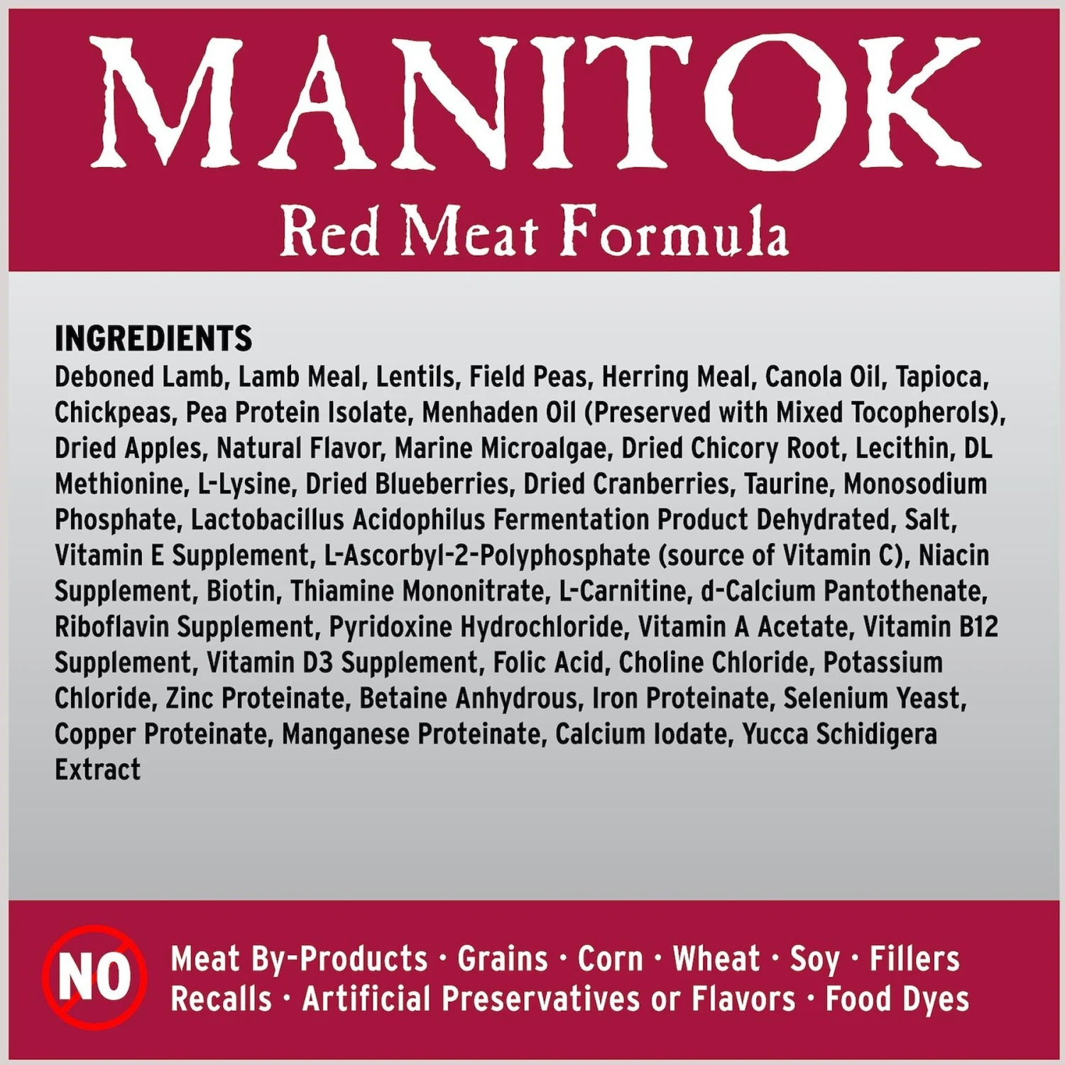 Annamaet Grain-Free Manitok Red Meat Formula Dry Dog Food 6 Annamaet Grain-Free Manitok Red Meat Formula Dry Dog Food - Image 4