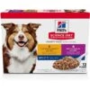 Hill's Science Diet Variety Pack Senior 7+ Canned Dog Food, 13-oz, Case Of 12