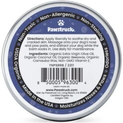 Pawstruck Ruff Relief Nose & Paw Dog Balm, 1.75-oz Jar -Cozy Paws 217491 PT6. AC SS1800 V1702057004