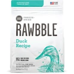 BIXBI Rawbble Duck Recipe Grain-Free Freeze-Dried Dog Food