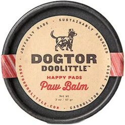 Dogtor Doolittle Happy Pads Natural Dog Paw Balm, 2-oz Tube