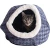 Armarkat Cuddle Cave Dog & Cat Bed, Blue Checkered -Cozy Paws 219068 MAIN. AC SS1800 V1603207901