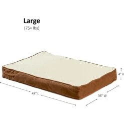 Happy Hounds Otis Orthopedic Pillow Dog Bed With Removable Cover -Cozy Paws 219148 PT5. AC SS1800 V1700690058