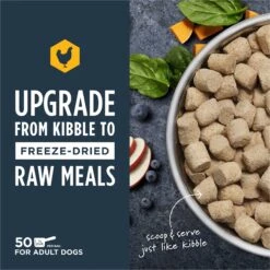 Instinct Freeze-Dried Raw Meals Cage-Free Chicken Recipe Grain-Free Dog Food -Cozy Paws 219416 PT2. AC SS1800 V1690553146